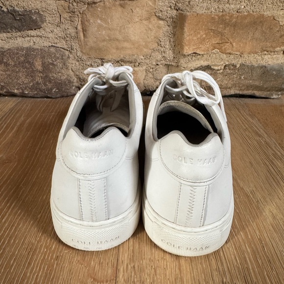 Cole Haan Mens Grand Series Jensen White Low top Sneakers sz10 price firm! - Picture 3 of 10